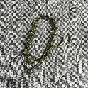 Park Lane necklace, earrings